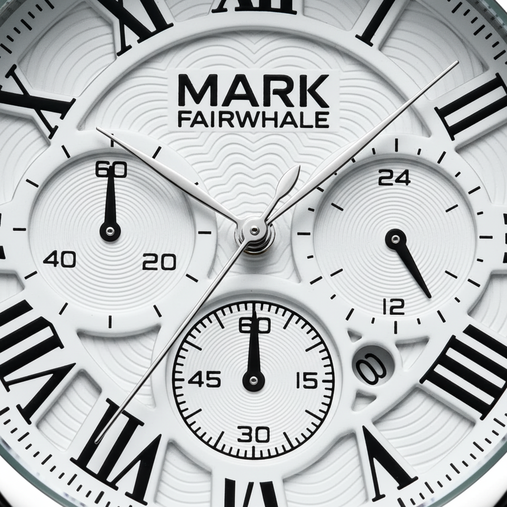 Mark Fairwhale FW-5026 - Watch dial macro, luxury, horology