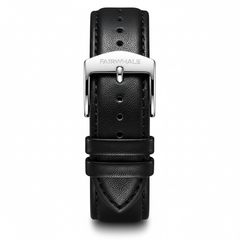 Mark Fairwhale FW-5026 - watch strap macro, luxury detail, white background, close-up