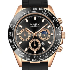MARK FAIRWHALE FW-5033 QU - Luxury Watch Dial, White Background, Studio Shot