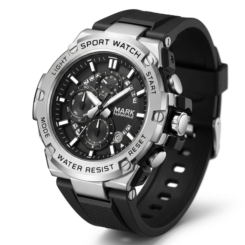 MARK FAIRWHALE FW-5034 Me - luxury watch, studio, white background, detail