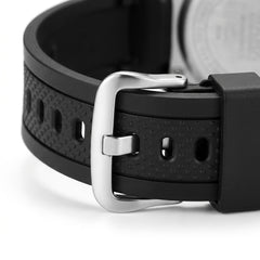Mark Fairwhale FW-5035 Me - Leather Strap, Metal Buckle, Macro Detail