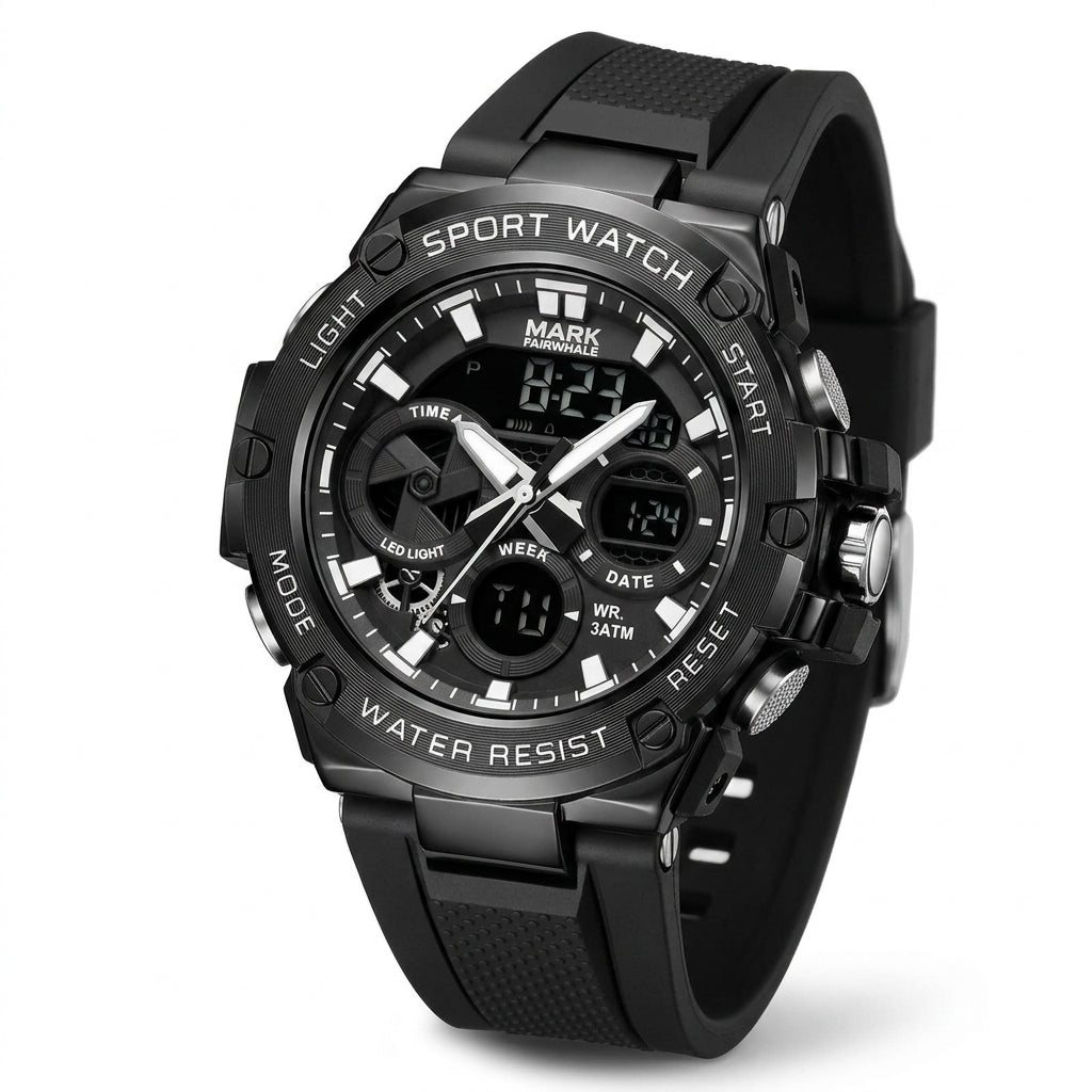 Mark Fairwhale FW-5035 Me - luxury watch, stainless steel, premium design, studio shot