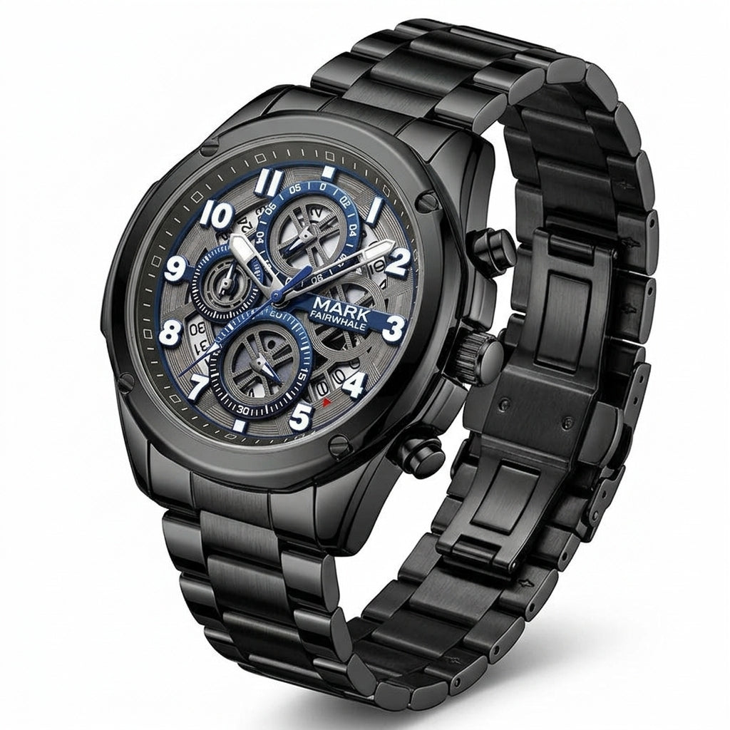 Mark Fairwhale FW-5049 Me - Luxury Watch, Steel Case, Studio Shot