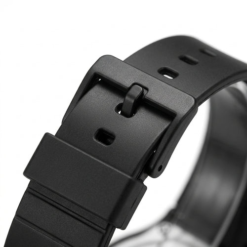 Mark Fairwhale FW-5051 Ra - watch strap buckle macro detail