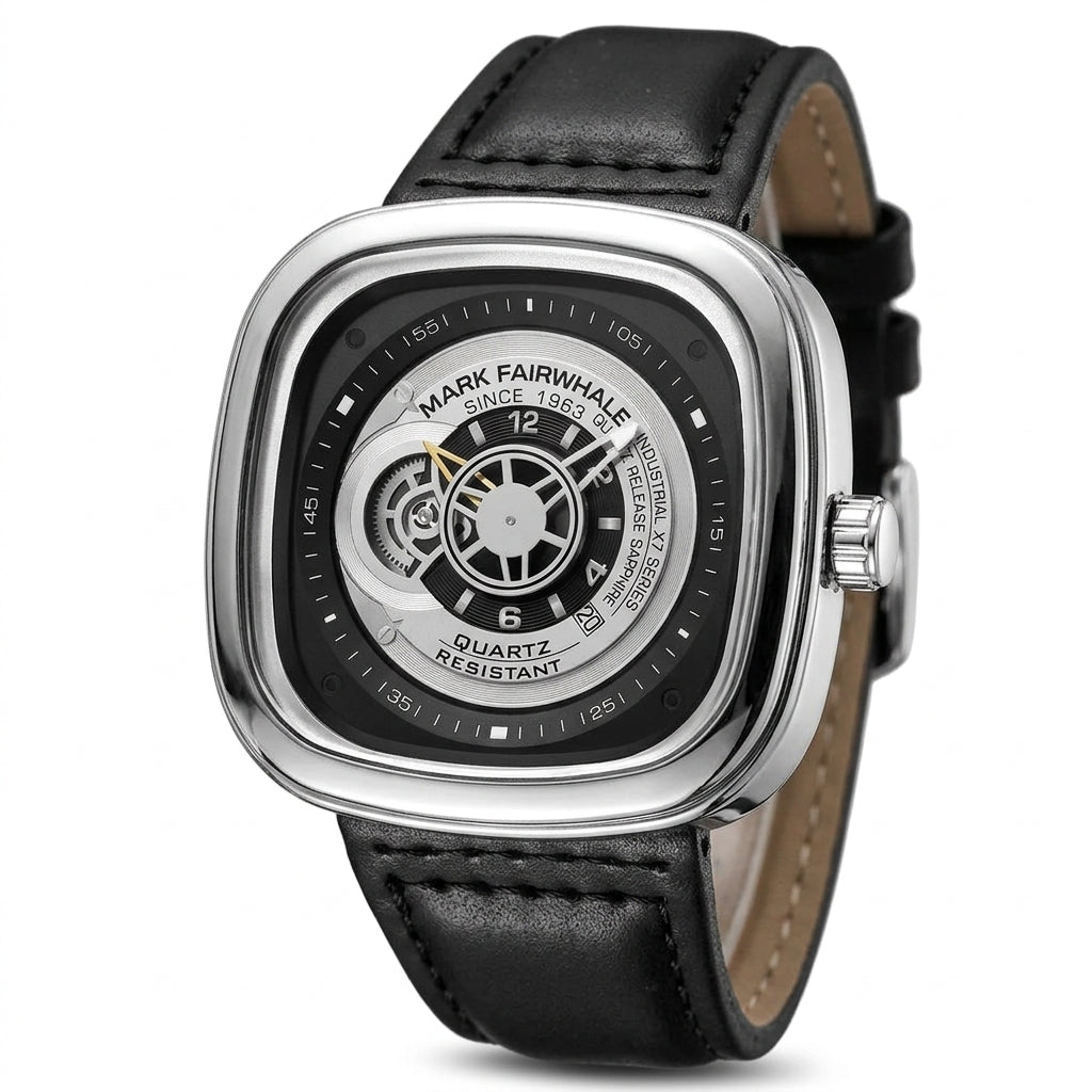 Mark Fairwhale FW-5052 Me - Luxury watch, stainless steel, studio shot