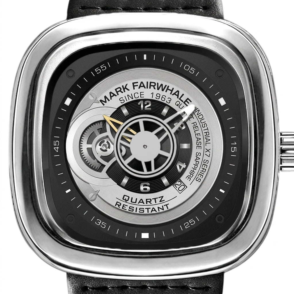 Mark Fairwhale FW-5052 Me - watch dial, luxury, macro, white background