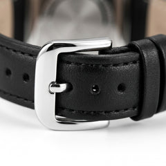 Mark Fairwhale FW-5052 Me - watch strap, buckle, leather, macro