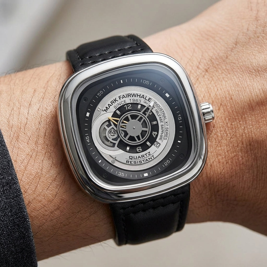 Mark Fairwhale FW-5052 Me - wristshot close-up luxury timepiece