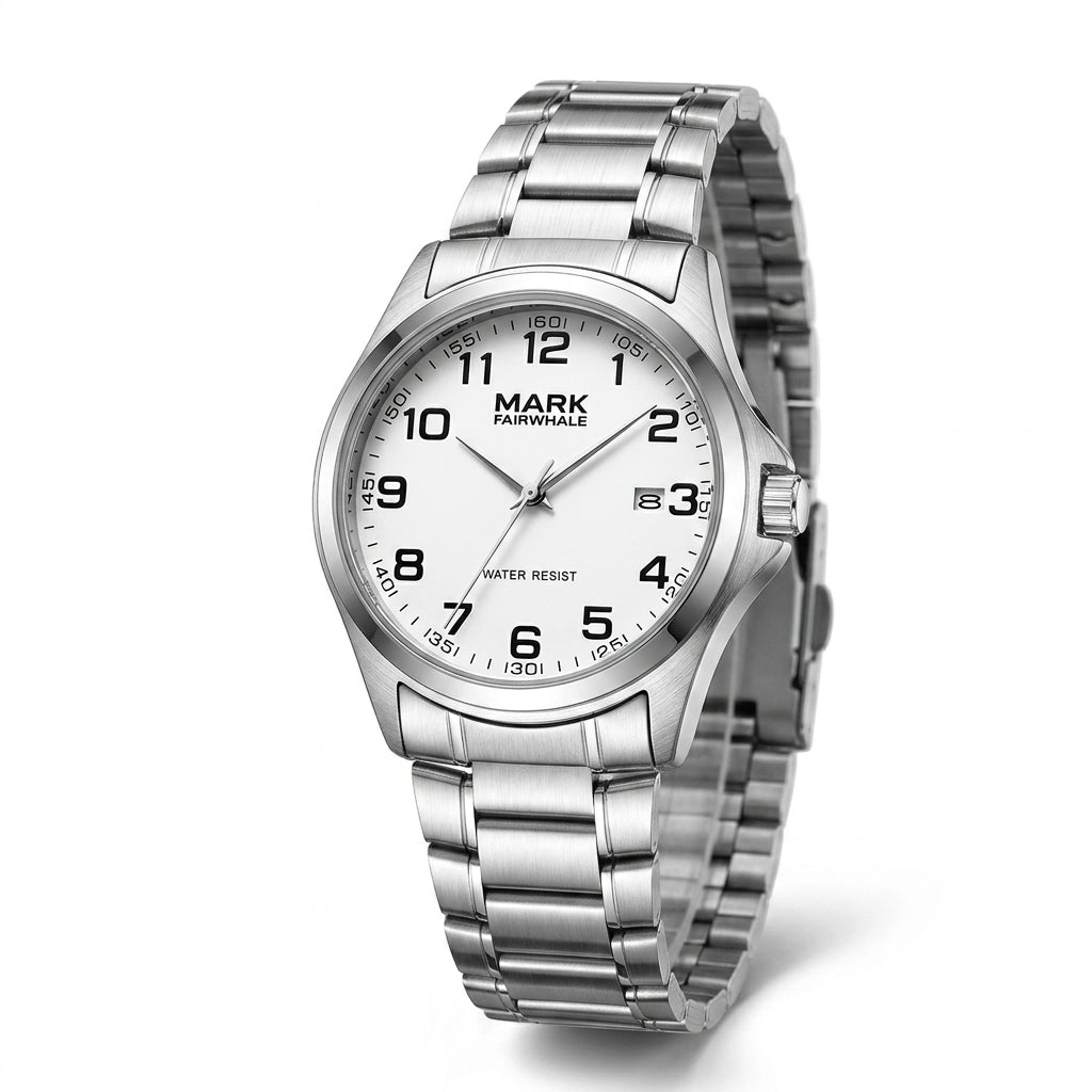 Mark Fairwhale FW-5054 Mi - luxury watch steel details