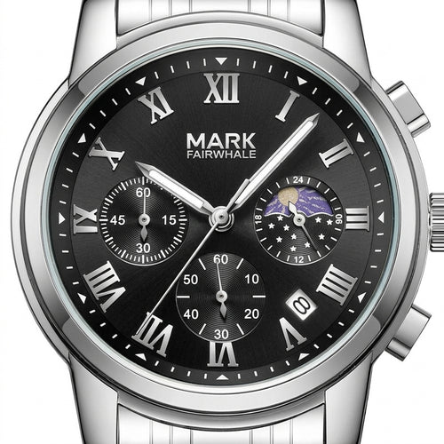 Mark Fairwhale FW-5058 Lu - watch dial, luxury, macro, white background