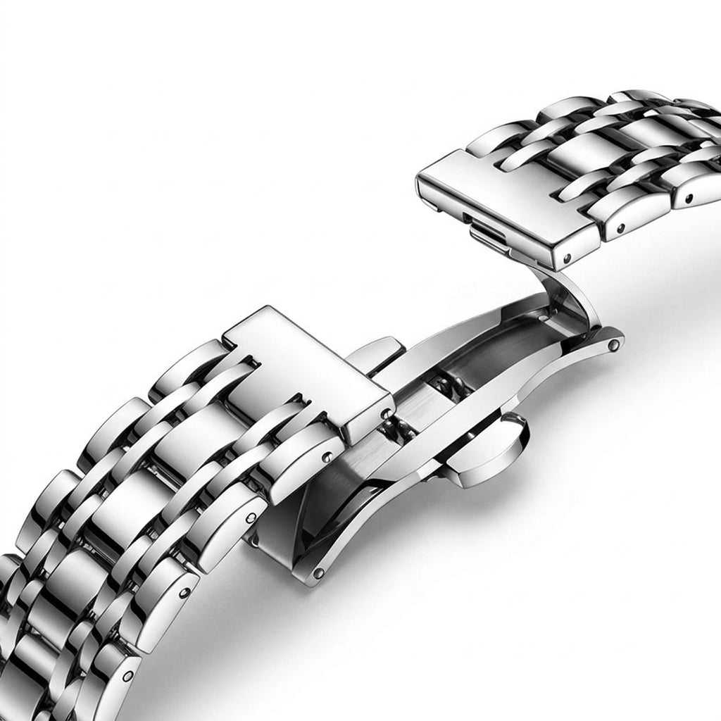 MARK FAIRWHALE FW-5059 Ma - leather strap, metal buckle, macro, studio