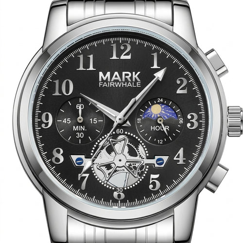 MARK FAIRWHALE FW-5059 Ma - luxury watch dial, macro, white background