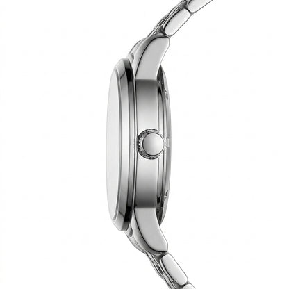 MARK FAIRWHALE FW-5059 Ma - Luxury watch side profile, metal case, white background.