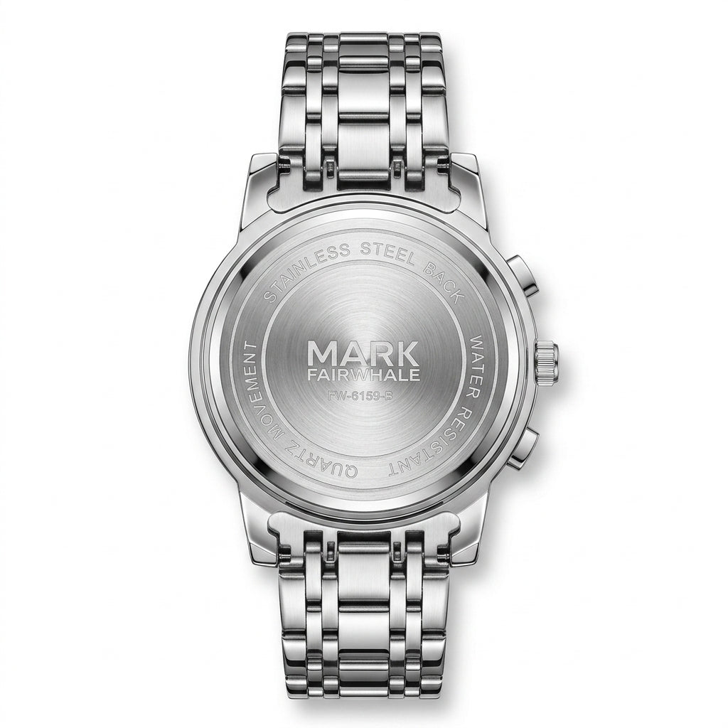 MARK FAIRWHALE FW-5059 Ma - Watch Case Back, Stainless Steel, Luxury