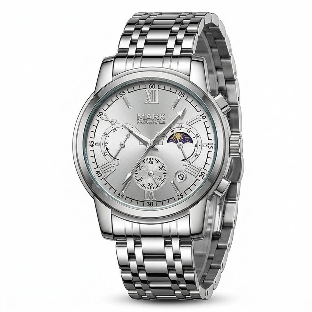 Mark Fairwhale FW-5063 ES - stainless steel watch, luxury design