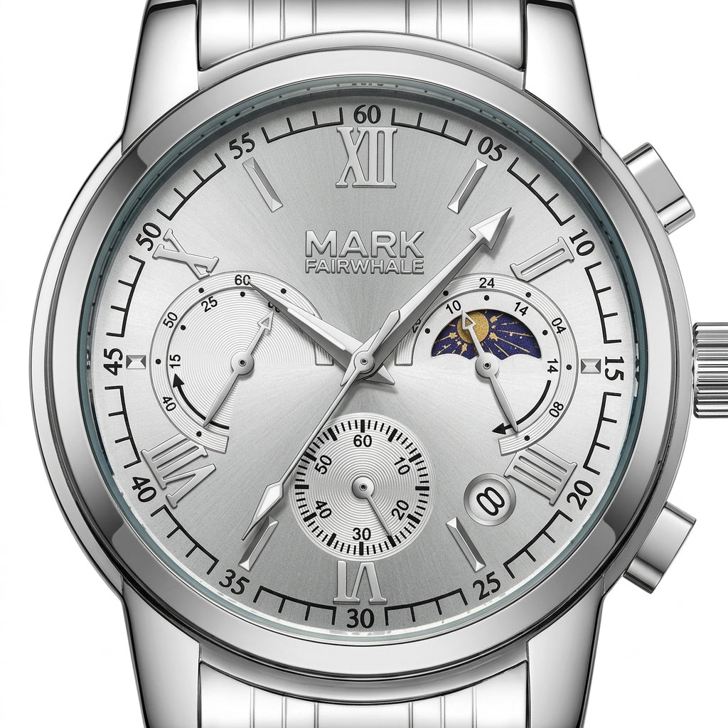 Mark Fairwhale FW-5063 ES - Watch Dial, Macro, Luxury, White Background