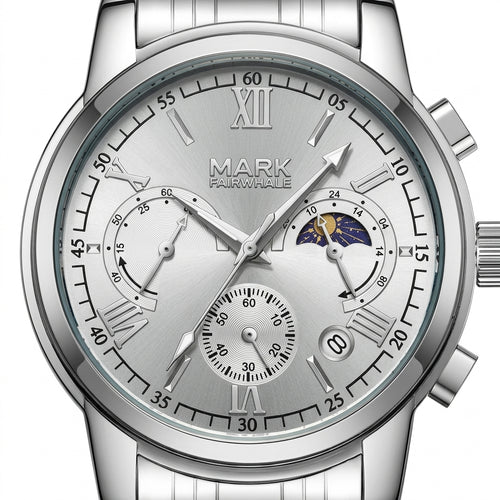 Mark Fairwhale FW-5063 ES - Watch Dial, Macro, Luxury, White Background
