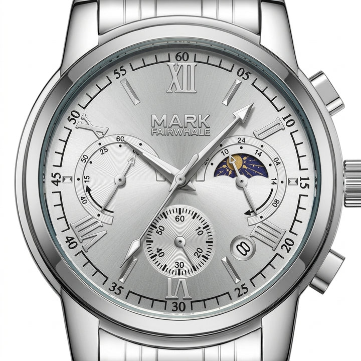 Mark Fairwhale FW-5063 ES - Watch Dial, Macro, Luxury, White Background