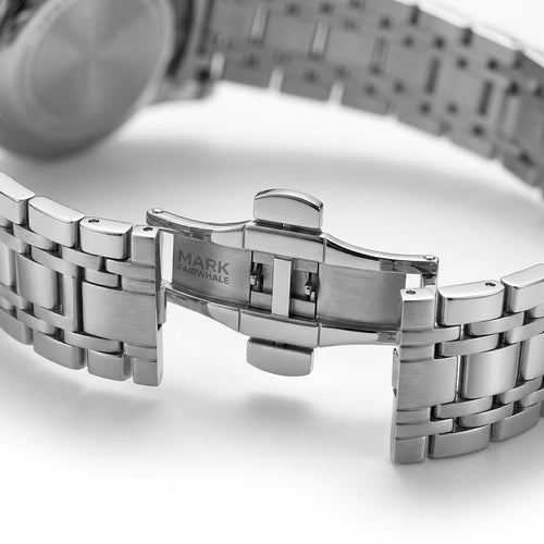 Mark Fairwhale FW-5063 ES - Watch Strap Buckle Macro Close-up
