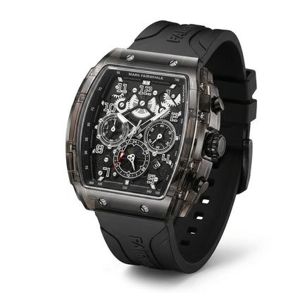 MARK FAIRWHALE FW-5088 Me - luxury stainless steel detailed timepiece