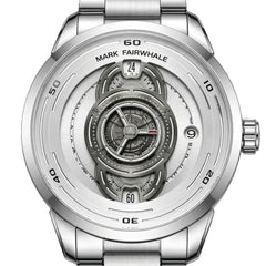 MARK FAIRWHALE FW-5089 St - Macro dial, luxury, crisp details, white studio