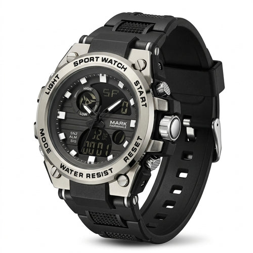 Mark Fairwhale FW-5100 Me - luxury watch, stainless steel, studio shot