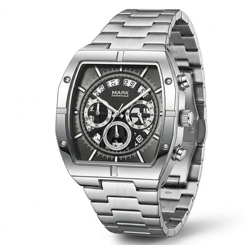MARK FAIRWHALE FW-5190 Me - luxury watch, stainless steel, studio shot