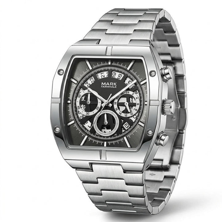 MARK FAIRWHALE FW-5190 Me - luxury watch, stainless steel, studio shot