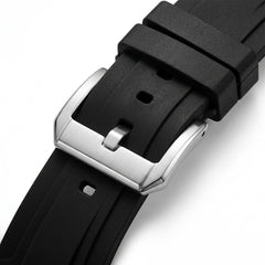 Mark Fairwhale FW-5200 Me - Leather Strap, Metal Buckle, Macro Detail