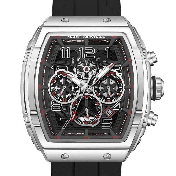 Mark Fairwhale FW-5200 Me - luxury watch dial details, studio photography