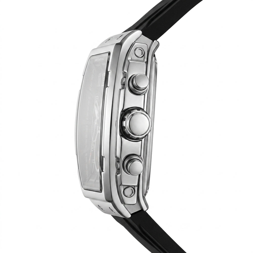 Mark Fairwhale FW-5200 Me - luxury watch side profile, metal, white background
