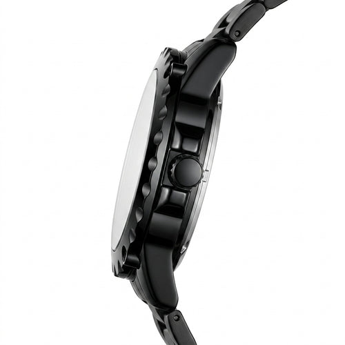 Mark Fairwhale FW-5390 Me - luxury watch, steel case, side profile, crown