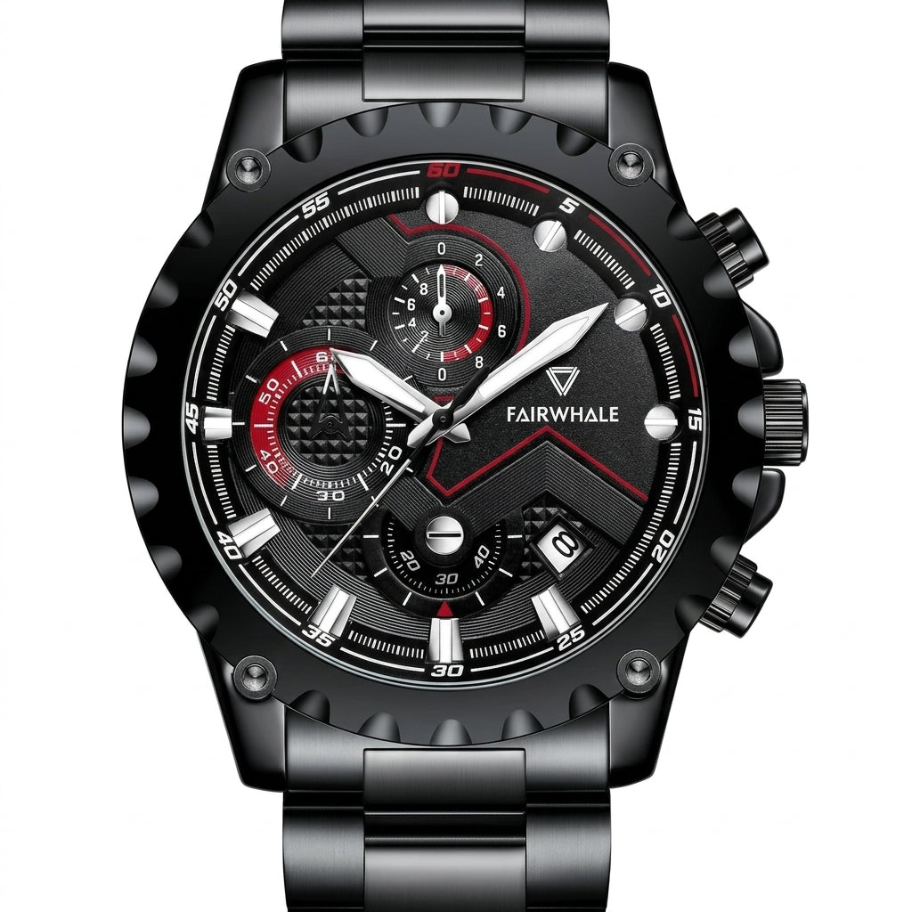 Mark Fairwhale FW-5390 Me - precision dial, sharp details, luxury finish