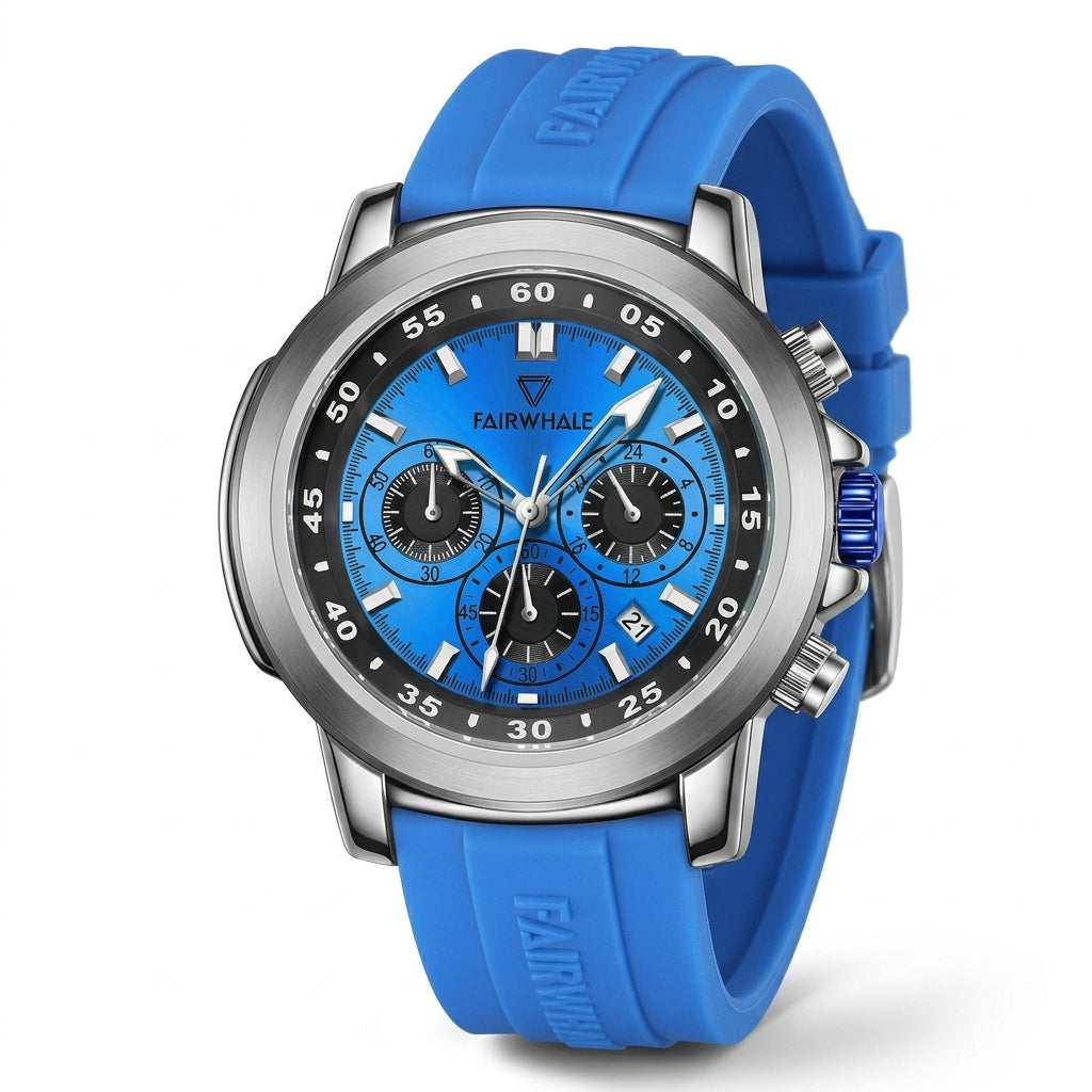 Mark Fairwhale FW-5520 Mi - luxury watch steel details