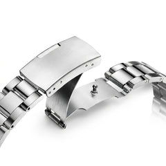 Mark Fairwhale FW-5790 Gr - watch strap, buckle, macro, leather