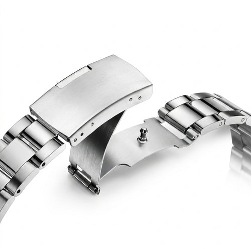 Mark Fairwhale FW-5790 Gr - watch strap, buckle, macro, leather