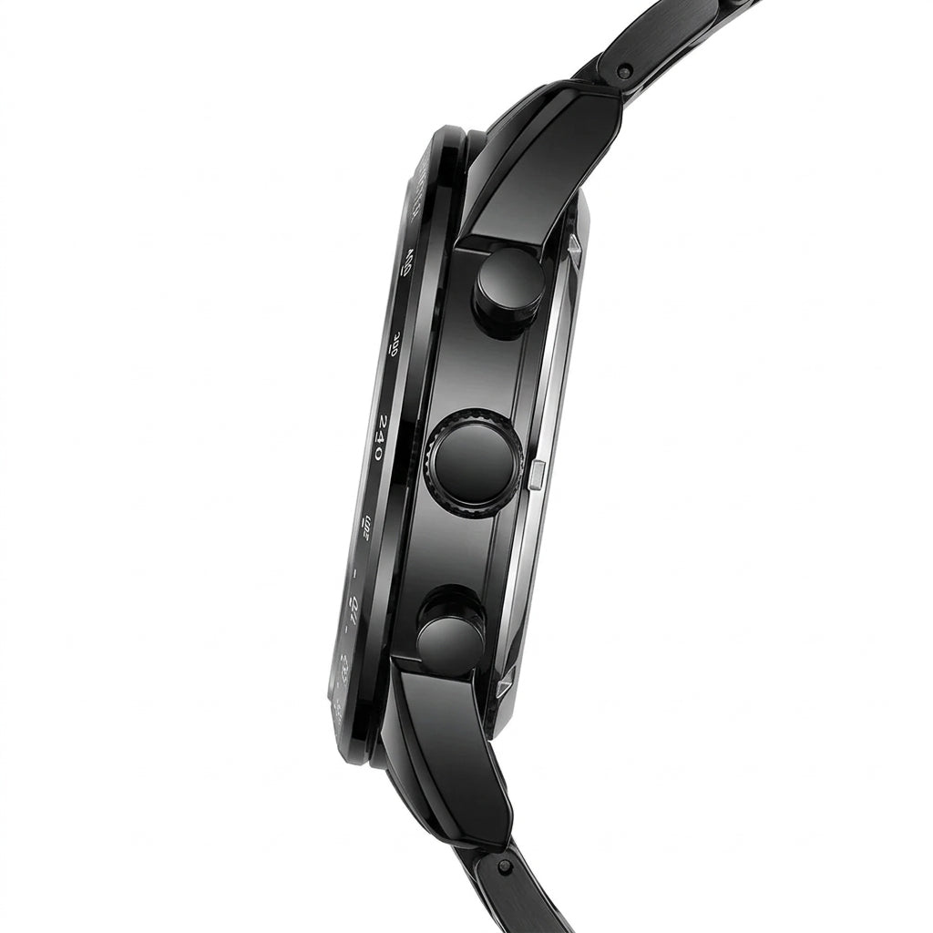 Mark Fairwhale FW-5880 Me - luxury watch side profile, metal details, white background