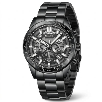 Mark Fairwhale FW-5880 Me - luxury watch, stainless steel, white dial