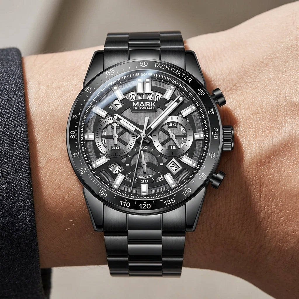 Mark Fairwhale FW-5880 Me - wristshot, luxury watch, close-up