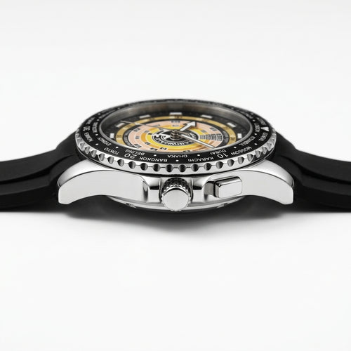 Mark Fairwhale FW-5930 MI - Side profile, luxury watch, case details