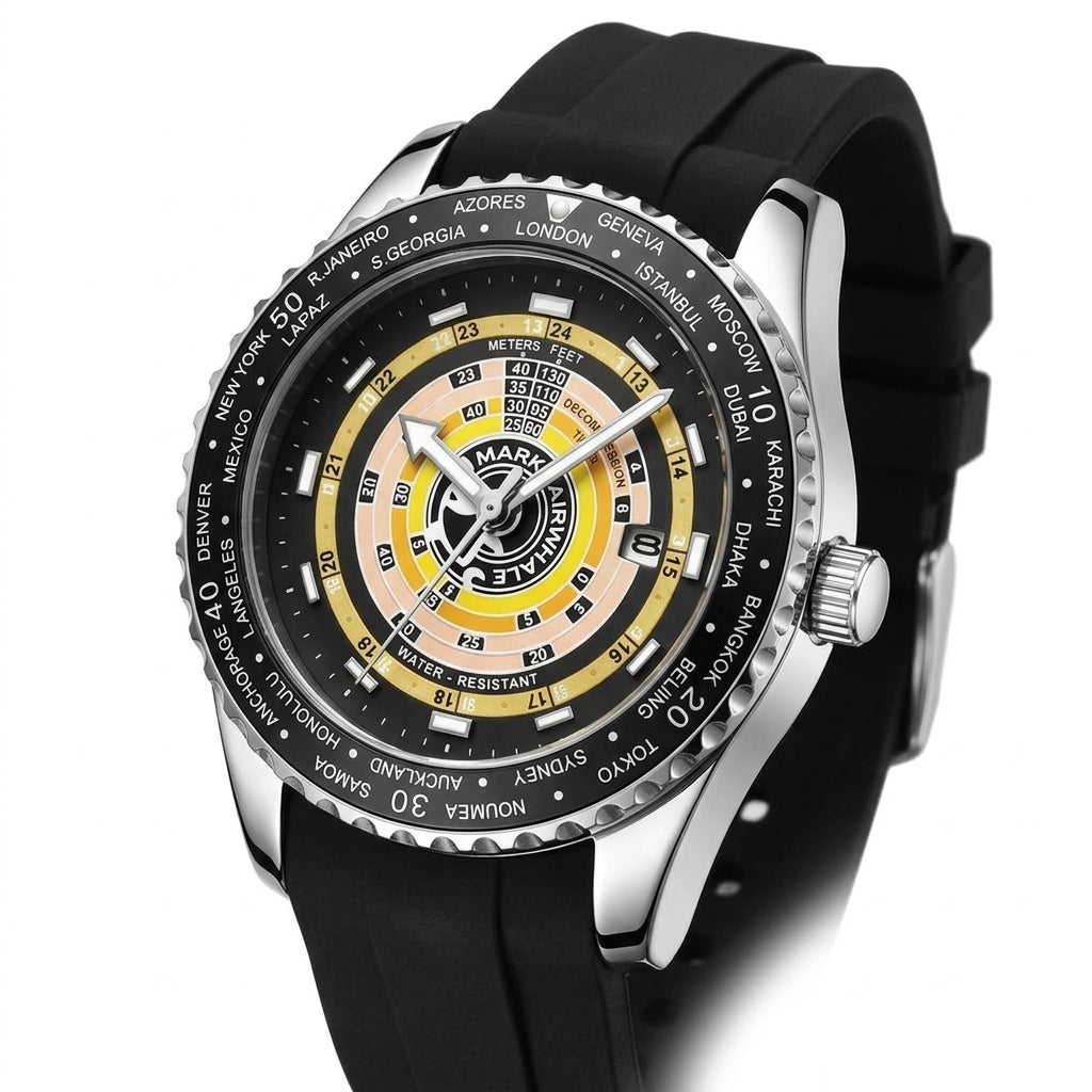 Mark Fairwhale FW-5930 MI - stainless steel watch, luxury design
