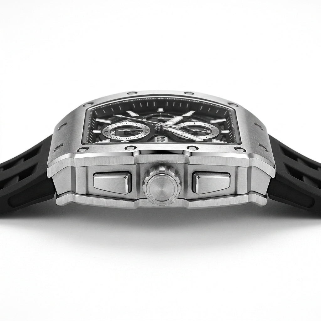 Mark Fairwhale FW-5960 BA - Side profile, case thickness, lug shape