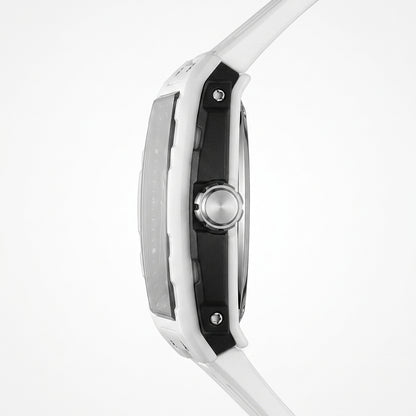 Mark Fairwhale FW-6003 NE - Luxury watch profile, steel case, macro shot
