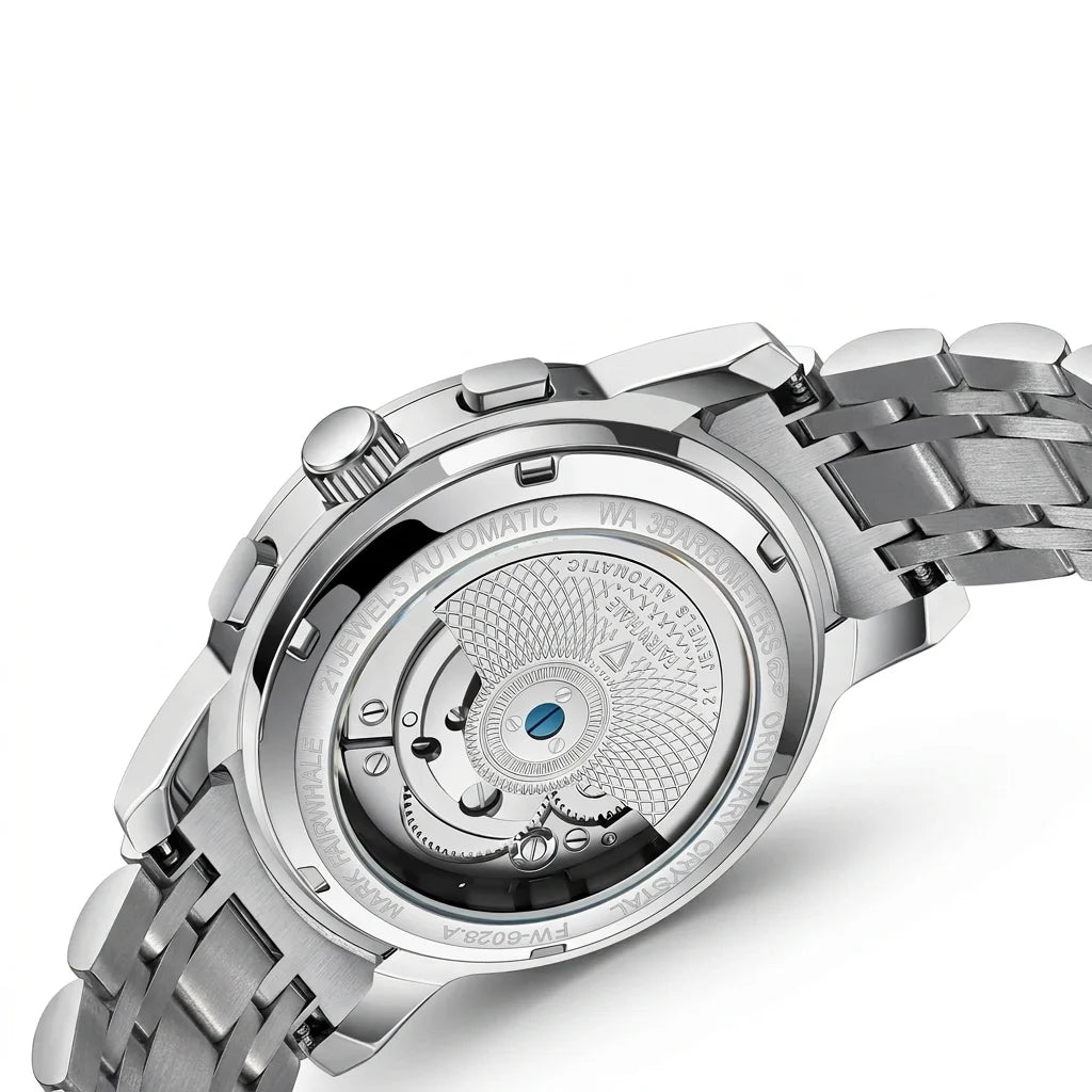 Mark Fairwhale FW-6028 Hi - blue dial, stainless steel, luxury timepiece