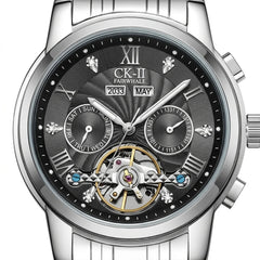 Mark Fairwhale FW-6028 Hi - macro dial, sharp details, luxury aesthetic, white background