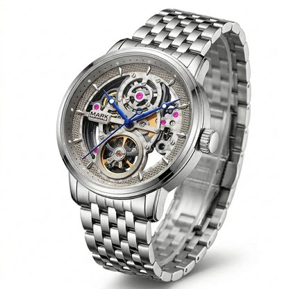 Mark Fairwhale FW-6036 Lu - minimalist watch design, side button detail