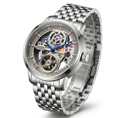 Mark Fairwhale FW-6036 Lu - minimalist watch design, side button detail