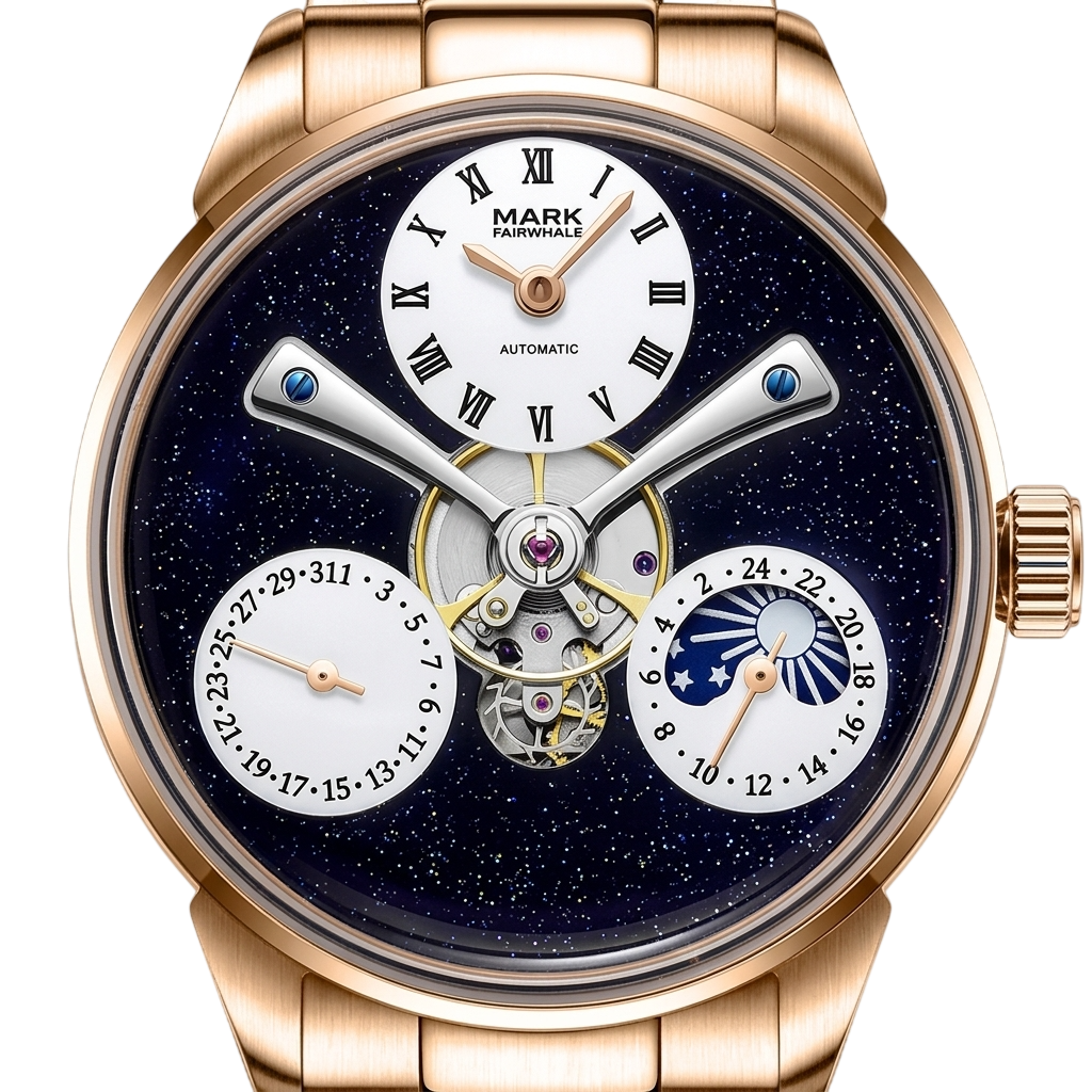 Celestial Dial With Mechanical Detail