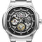 MARK FAIRWHALE FW-6043 Sk - watch dial, macro detail, luxury steel