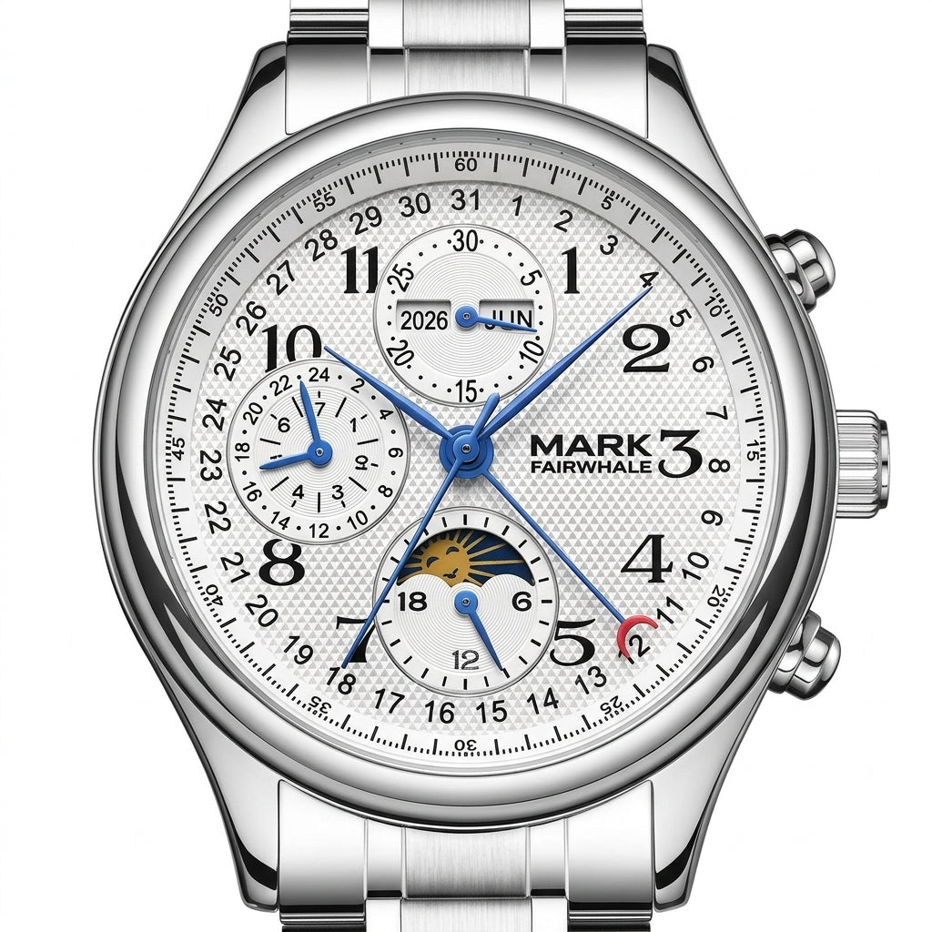 MARK FAIRWHALE FW-6044 Lu - luxury watch dial macro detail